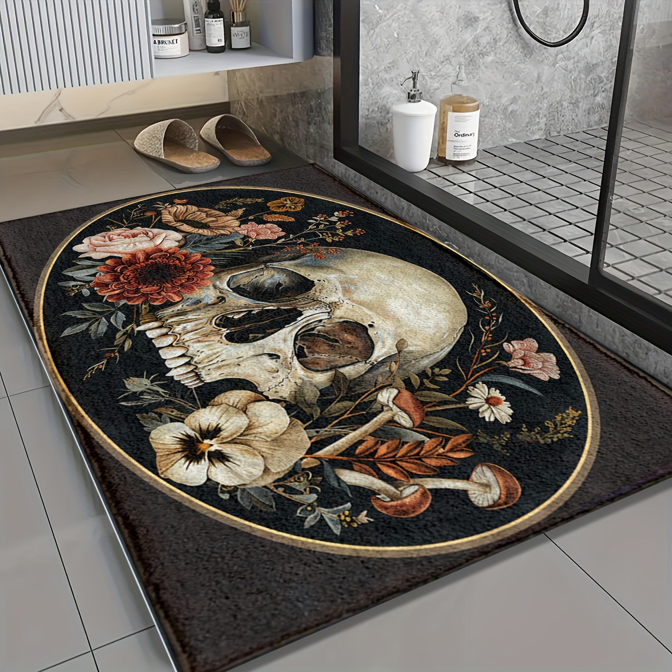 

& Halloween Bath Mat - -dry, , , For , Bathroom, - , Fluffy Decor Decoration