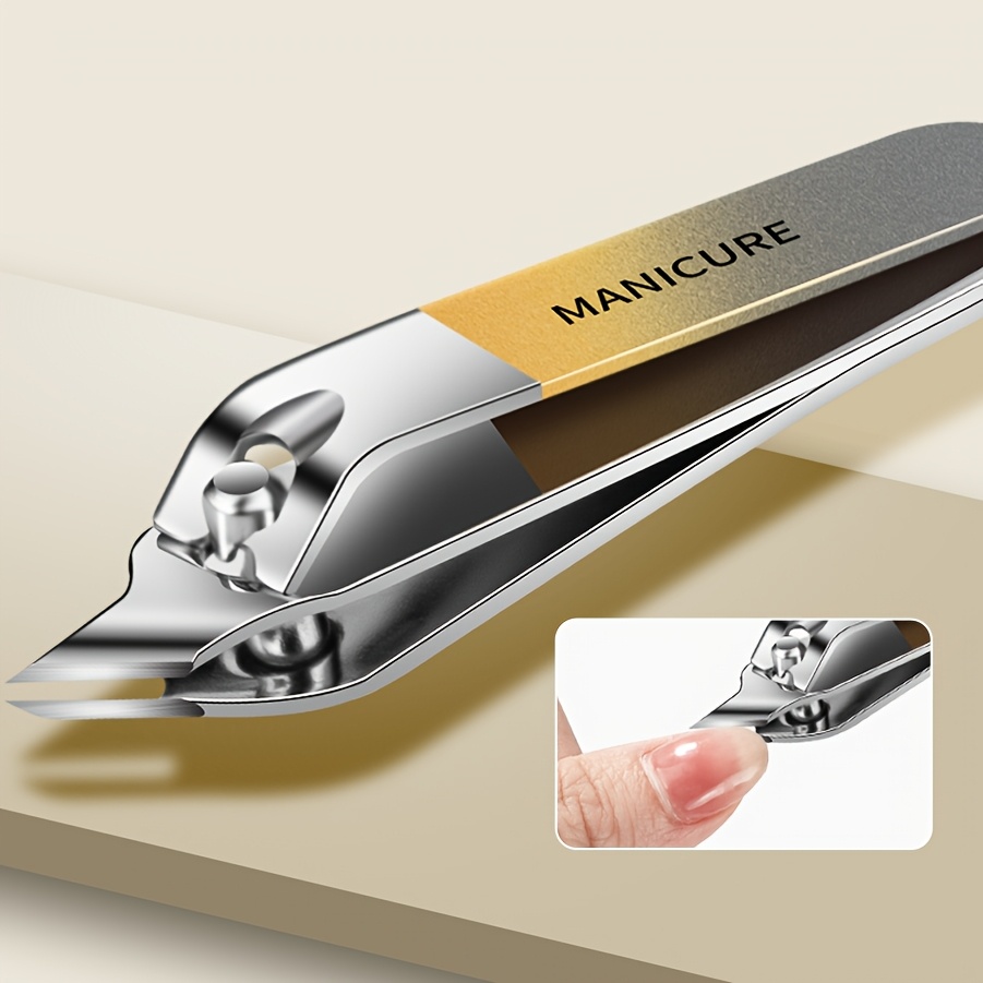 Nail Clipper Set with Splash Guard and Storage Case