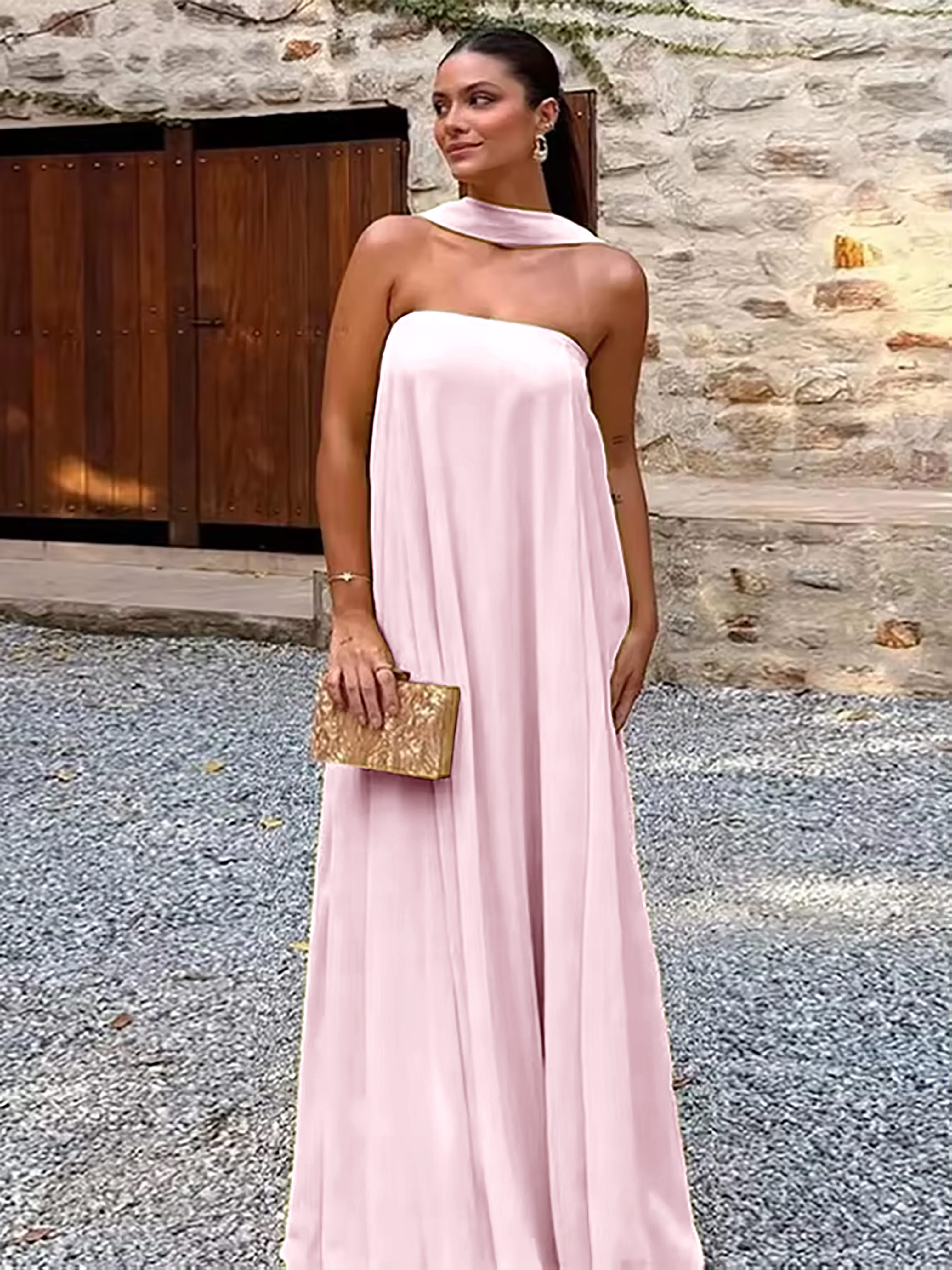 strapless holiday dress Hunter Green Strapless Neck Ruched Detail Midi Dress *FINAL SALE* – SSYS