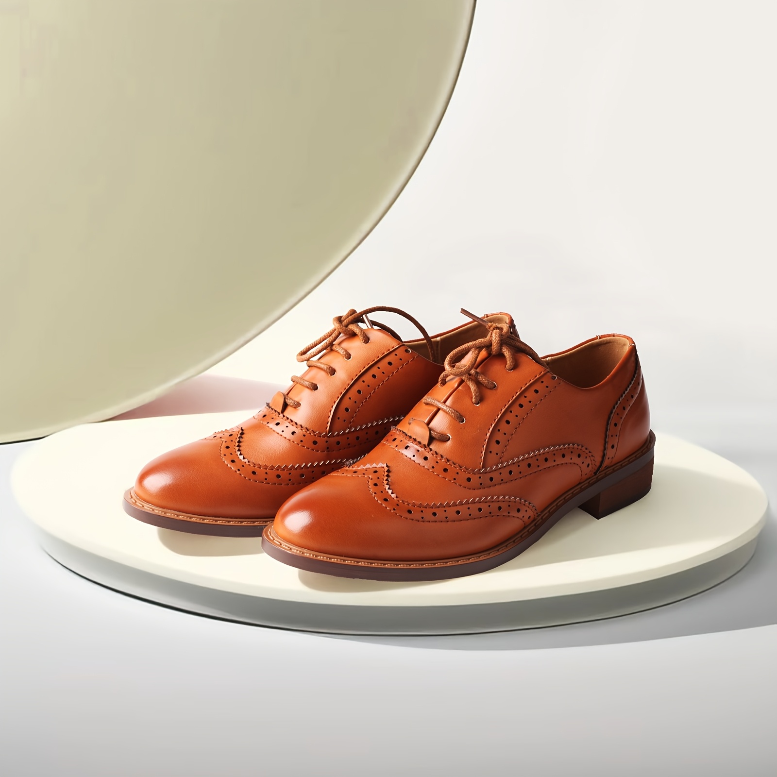 Image of Tma Eyes Fashion British Oxford Shoes, Women Shoes