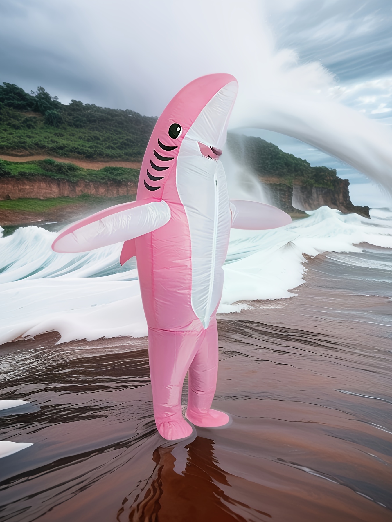 BOXOB 2 Stück Haifischflossen Kostüm - Graue Shark Fin Für Cosplay & Halloween