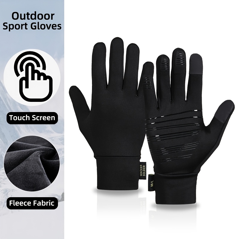 Touch Screen Running Cycling Gloves Men'S and Women'S Thin Outdoor Sports Gloves, Polyamide Material, Woven, with Dry Clean Care Instructions, for Valentine'S Day, Thanksgivin