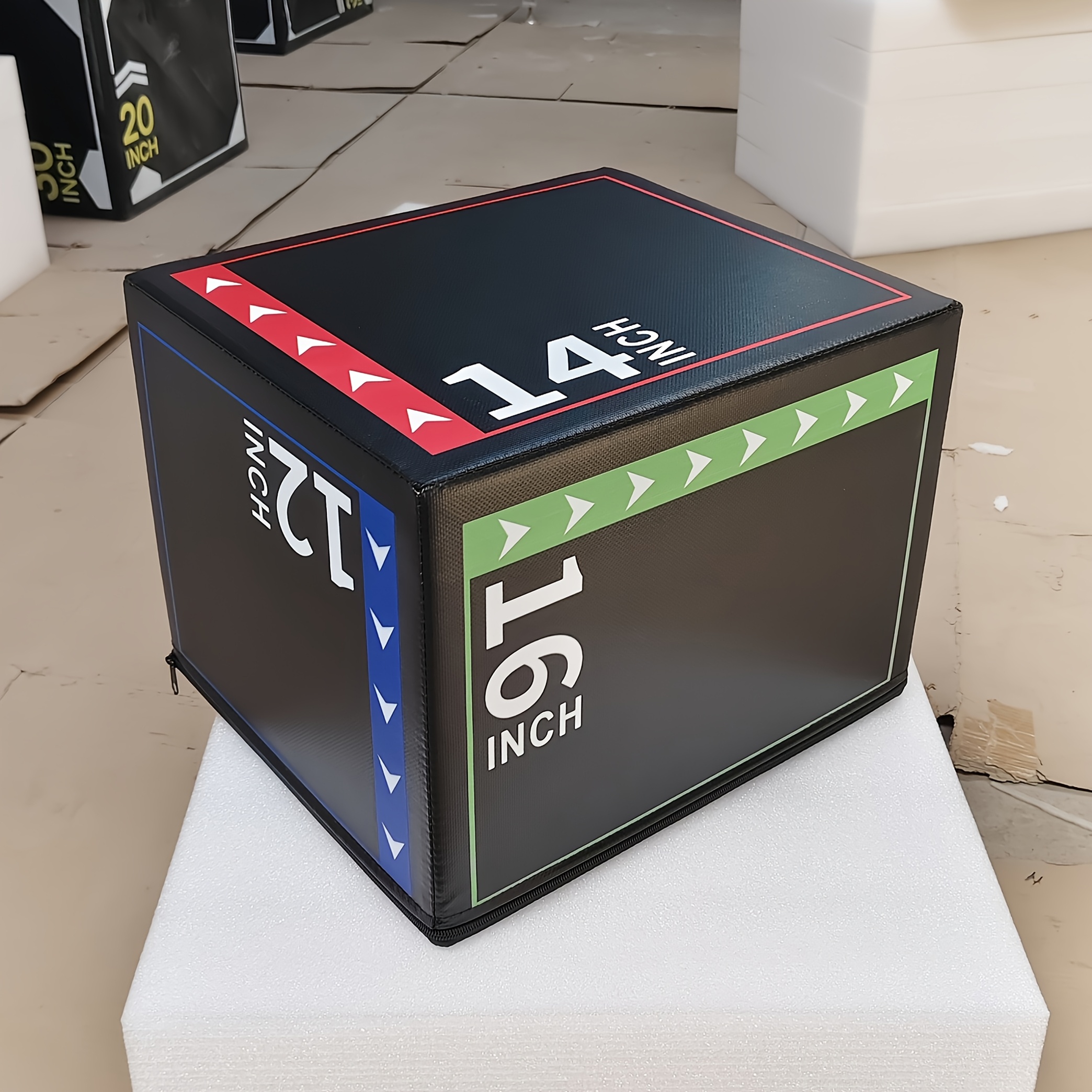 TEMU Fitness Springbox Software, Stuitertrainer, Multifunctionele Fitnessapparatuur. Productafmetingen: 12*14*16 Inch. Omhuld met PVC Materiaal,