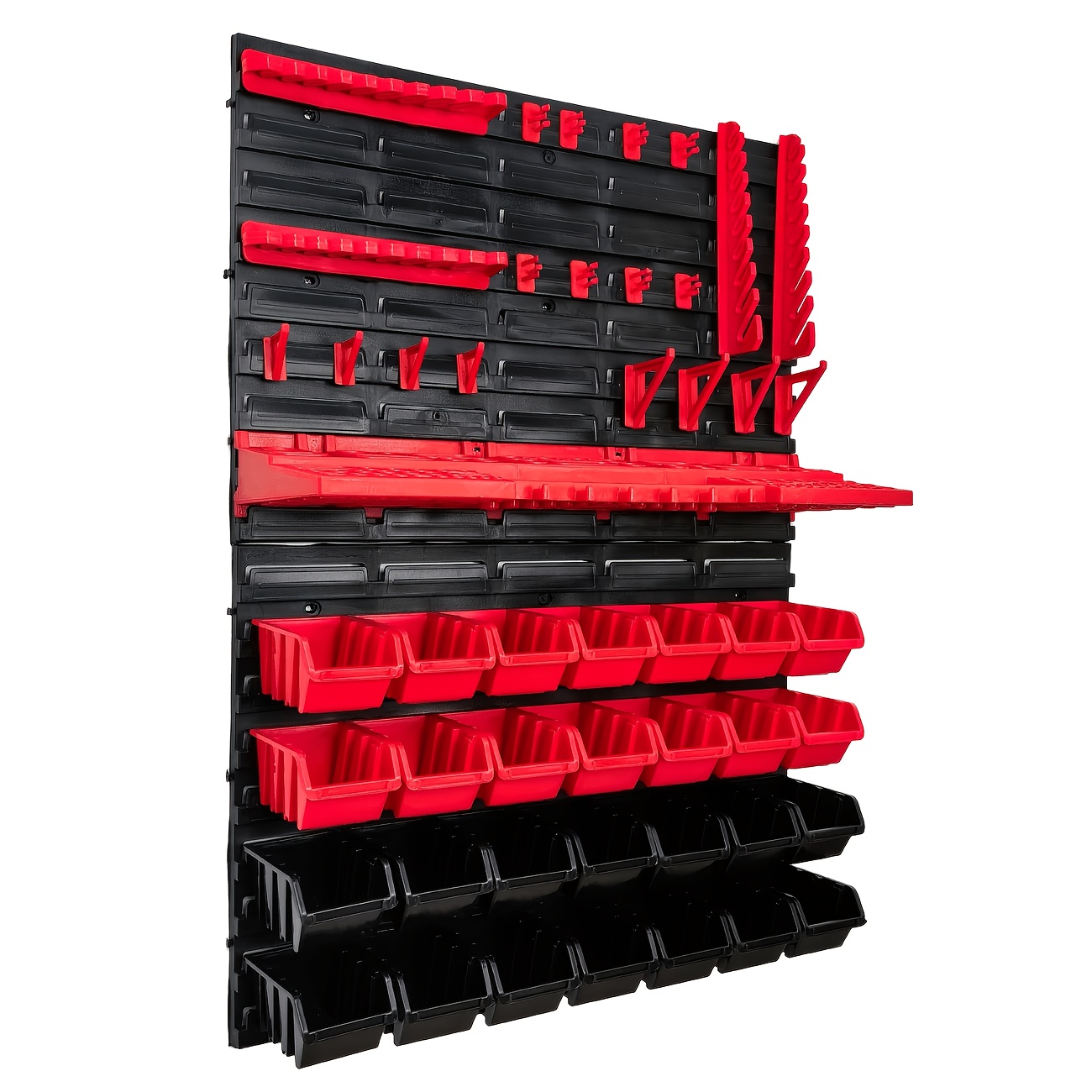 Image of A Spacious Tool Storage Rack, Designed Specifically For , Can Hold Screwdrivers And Wrenches, Perfect For Storing Screws, Nuts, Bolts, Nails, Beads, And Other Small Hardware Items., Utility Shelves