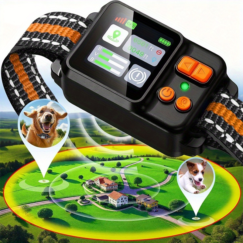Outdoor Wireless Electronic Pet Fence Night Reflective Collar