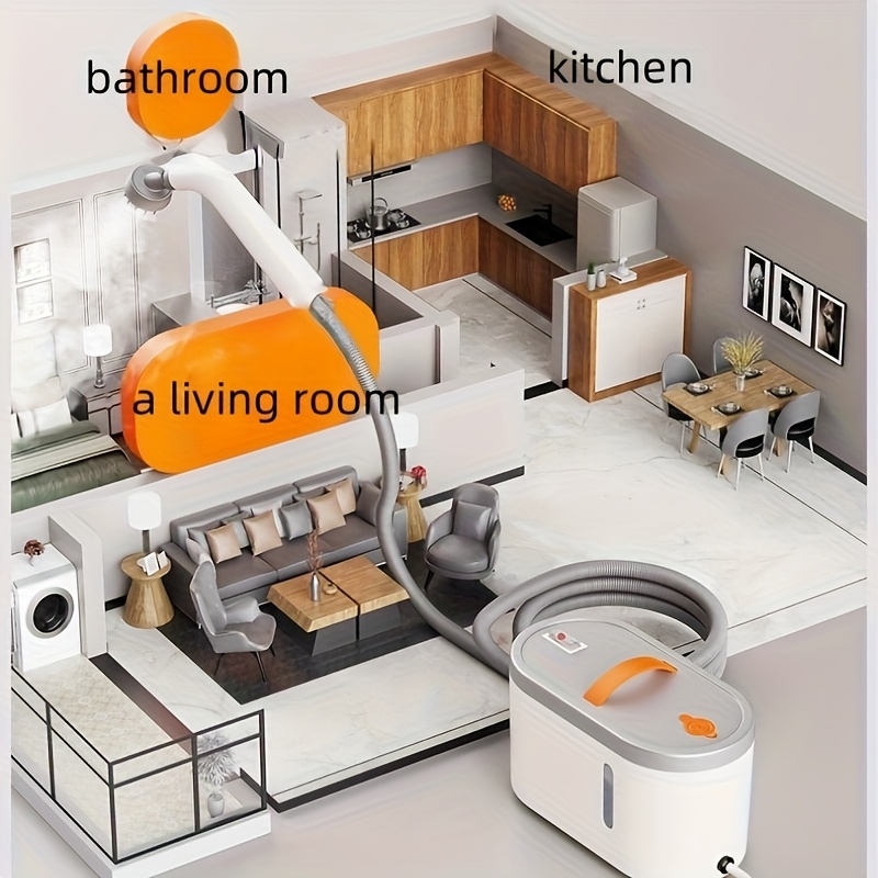 High power Fast Heating Handheld Steam Cleaner -6 Multifunctional Drama Heads, Large Capacity And Dual Safety Automatic New Electric Protection (kitchen, Sofa, Floor, Bathroom, Air Conditioning, Refrigerator, Cars) 15 High-power Fast Heating Handheld Steam Cleaner -6 Multifunctional Drama Heads, Large Capacity And Dual Safety Automatic New Electric Protection (kitchen, Sofa, Floor, Bathroom, Air Conditioning, Refrigerator, Cars)