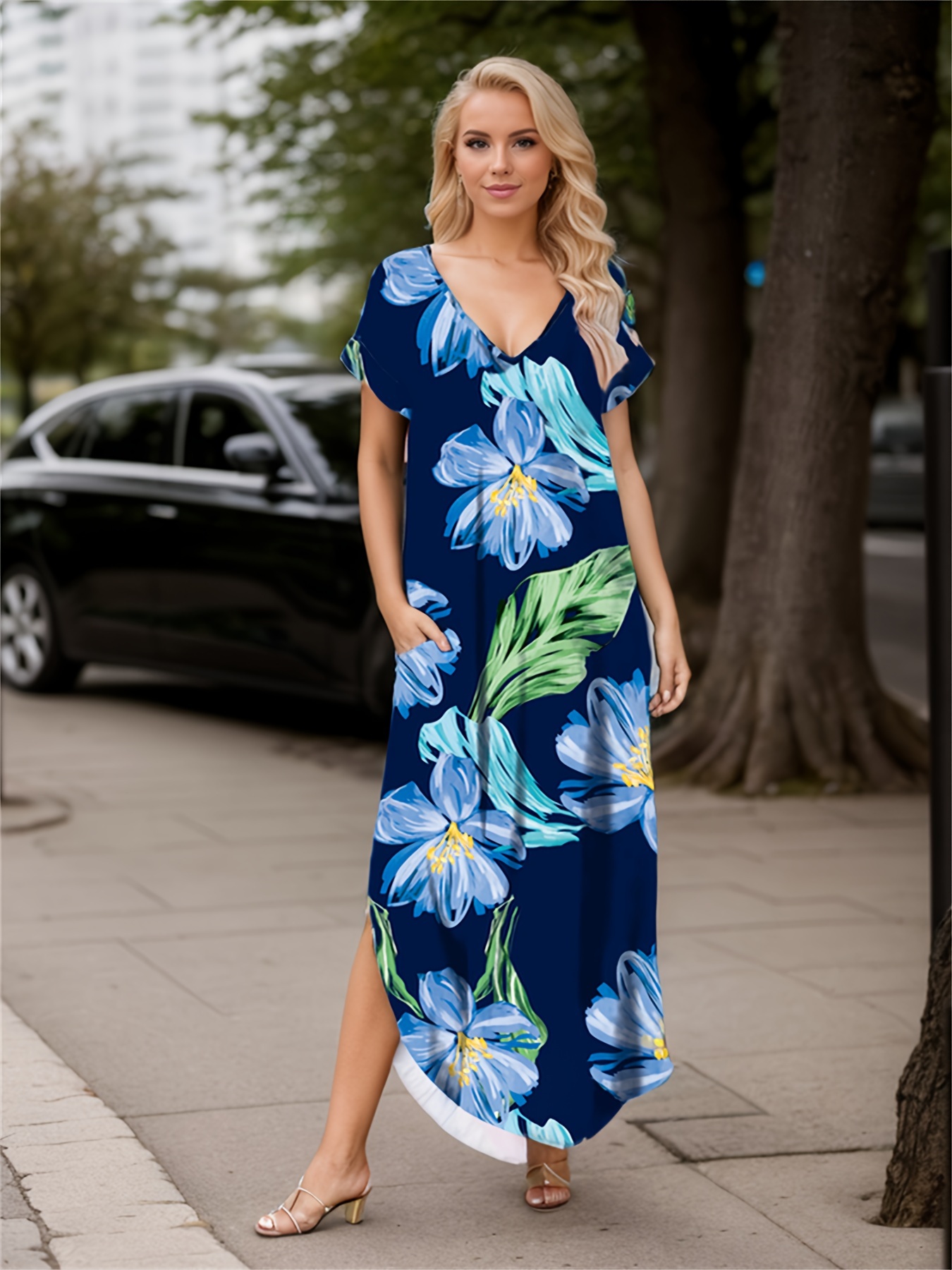 hawaiian dresses women sold on Temu United States