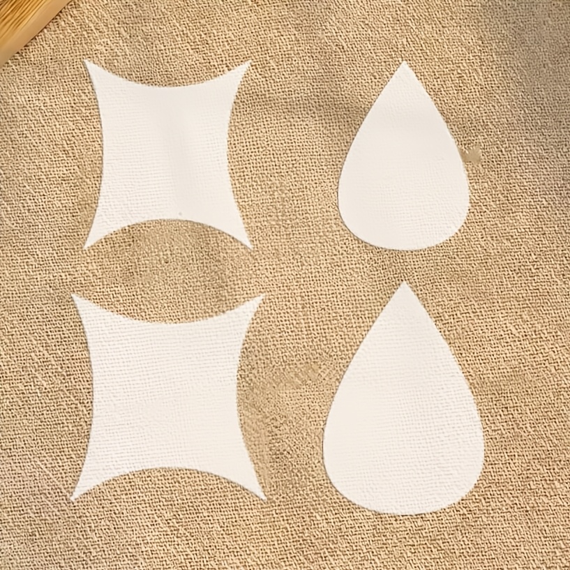 TEMU 2 Größen von Tropfenbeutel-Nähvorlagen, transparente PET-Vorlagen, vorgeschnittene, unregelmäßige Formen, Nähvorlagen für Make-up-, Handtaschen