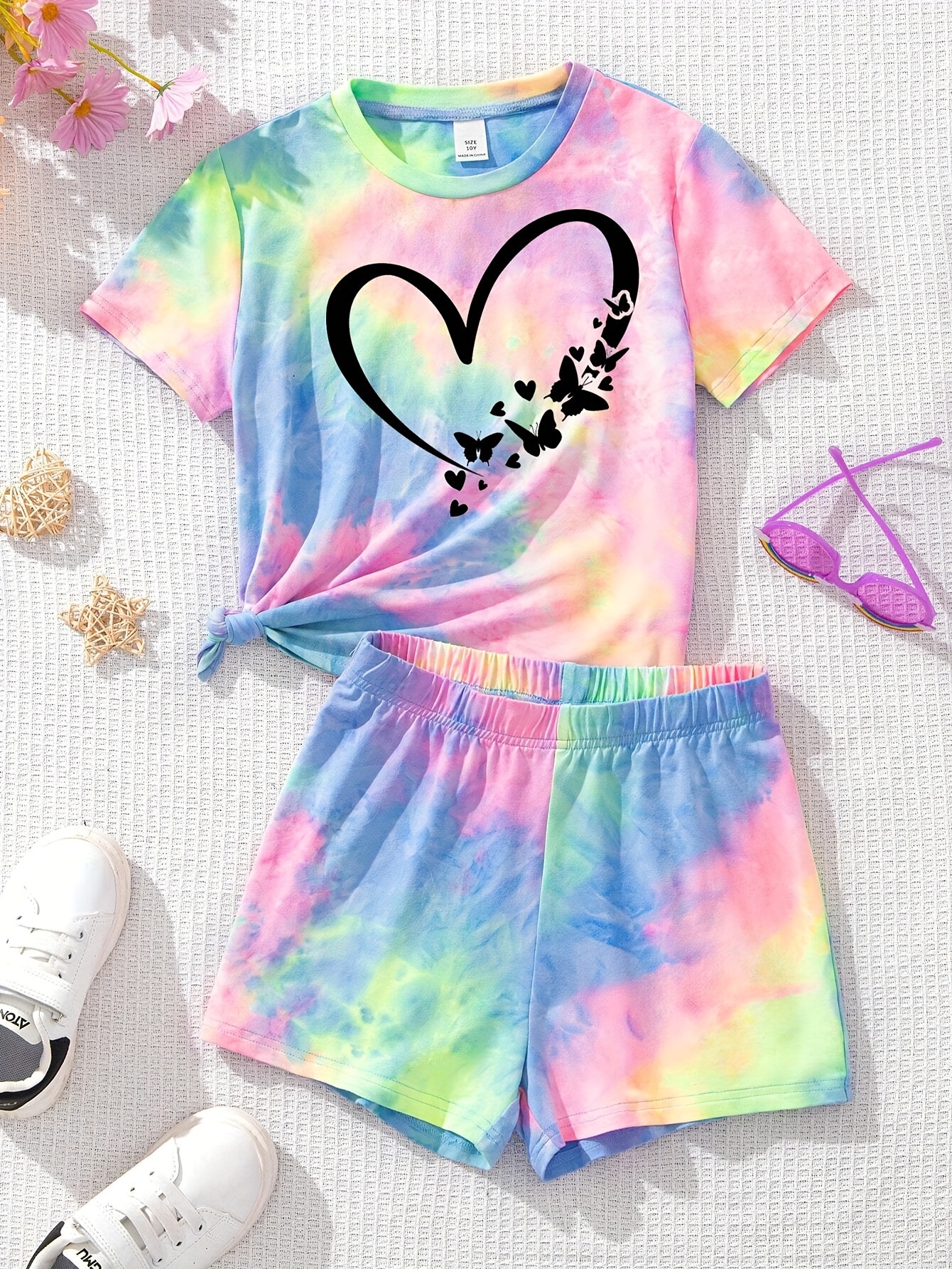 tie dye t shirt shein