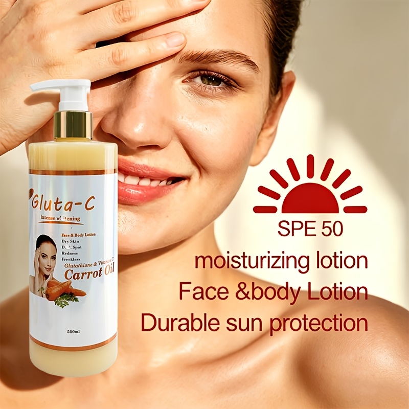 glutathione skin whitening body lotion with carrot oil * Acid * 500ml, Rich in Glycerin and Extract, Moisturizes Dry Skin, Provides Hydration, Large Capacity, Smooth Texture * Friendly, GLUTAGLOW-C TABLET - Ederma Size:Cat/Small Dog 60's mature skin cream for wrinkles