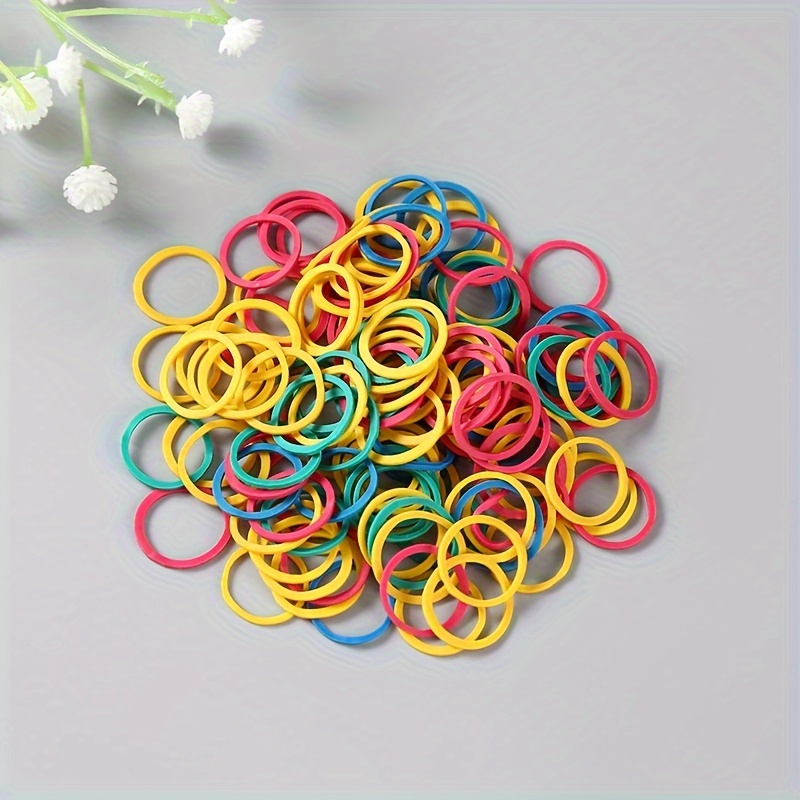 

500pcs/2000pcs/3000pcs Rubber Bands, Packaging Rubber Bands, Elastic Rubber Bands, Home, School And Office Supplies