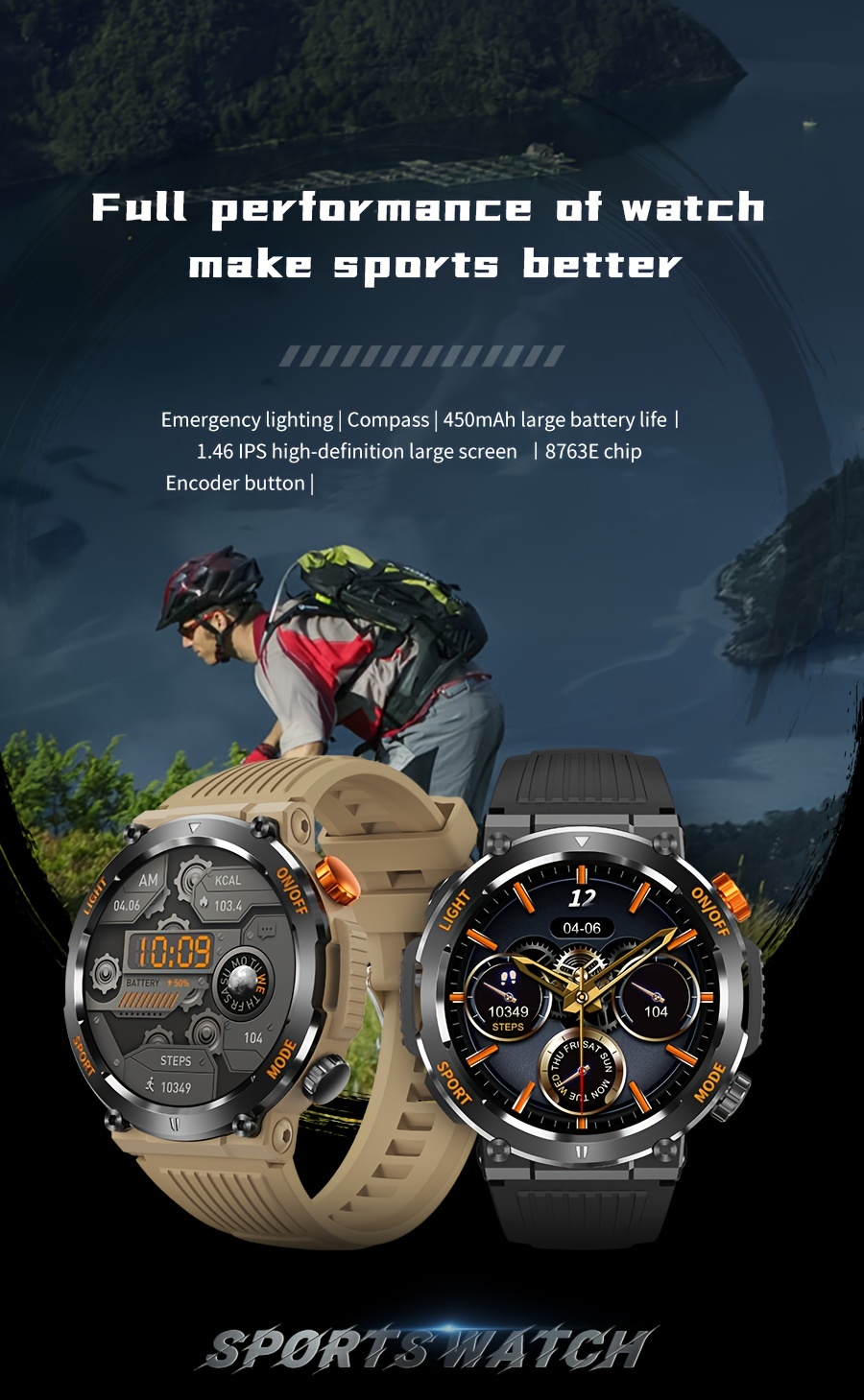 Reloj deportivo Digital para hombre para correr al aire libre con