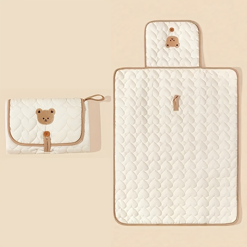 Image of 1pc Portable Diaper Bag For Infants And Young Children, Foldable Diaper Bag For Mothers To Hang When Out