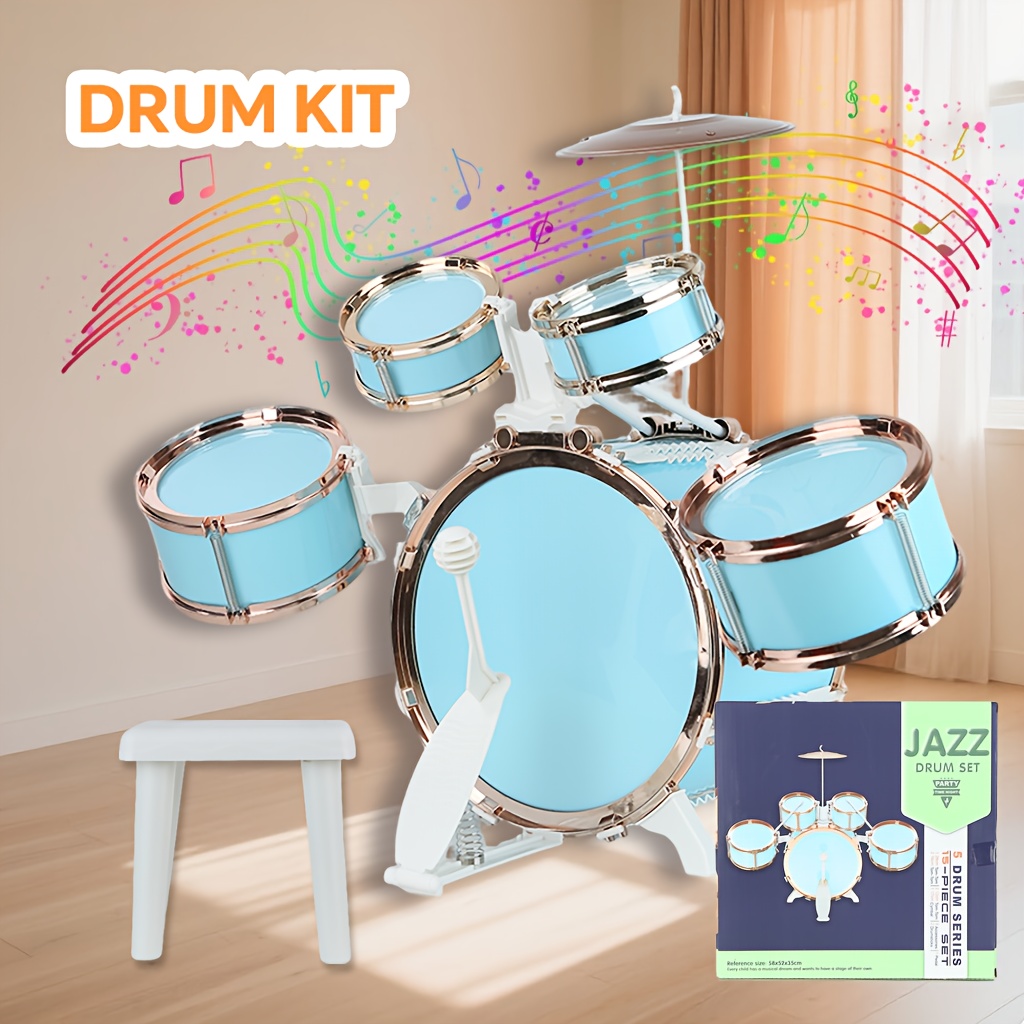 drum set jazz drum mini jazz drum set kids stool pedal Temu