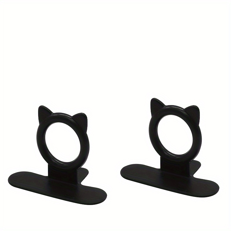 Image of 2pcs Silicone Toilet Lid Lifter With Ergonomic Handle - Hygienic Design, Durable Bathroom Accessory For Easy Lid Lifting (black, Fit), Material
