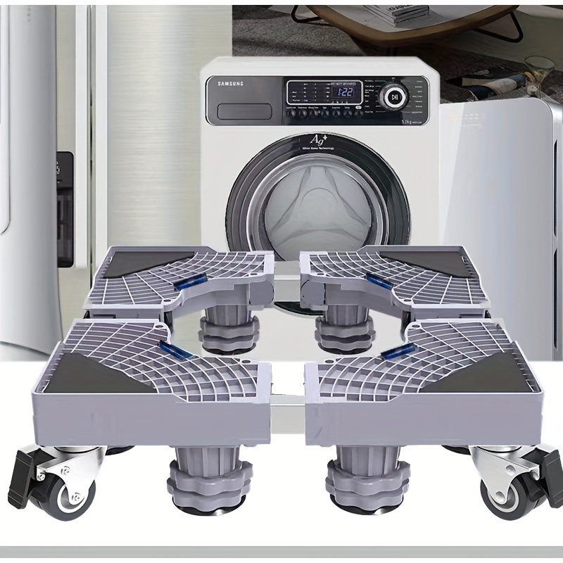 Comprar Soporte para lavadora, herramienta móvil, Base ajustable para  refrigerador, soporte de rodillo móvil, rueda de soporte para patas de  muebles, 2 uds.
