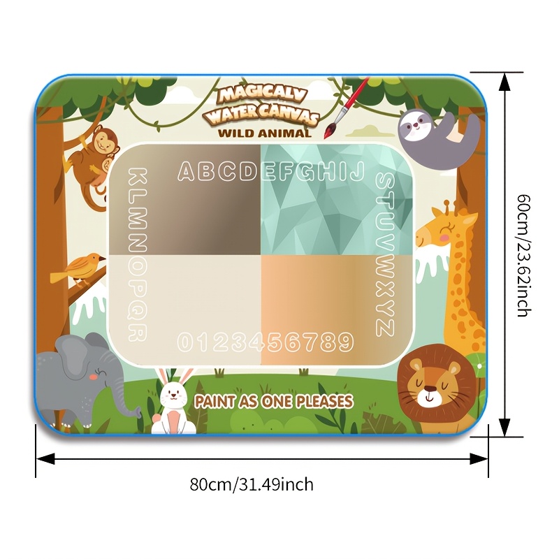 Magic Doodle Mat Set - Reusable Water Drawing Pad