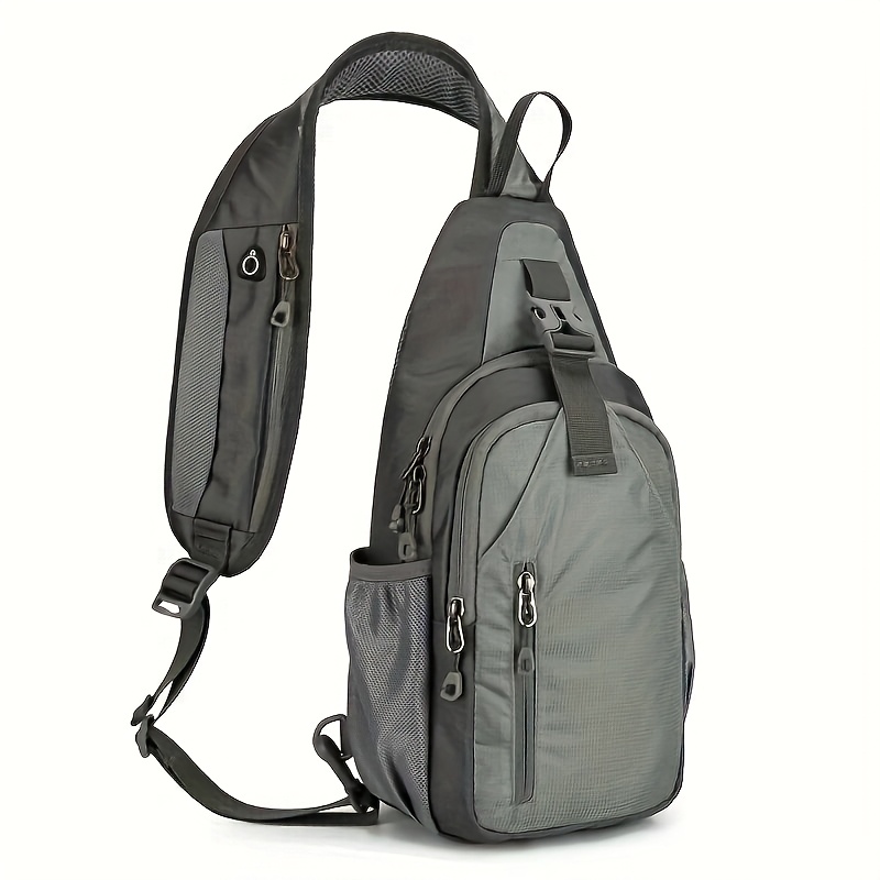 E-shop Leichter Damen-Diagonalrucksack mit verstellbarem Gurt – Kompakte Nylon-Bookbag für täglichen Pendelverkehr, Reisen & – Reißverschluss,