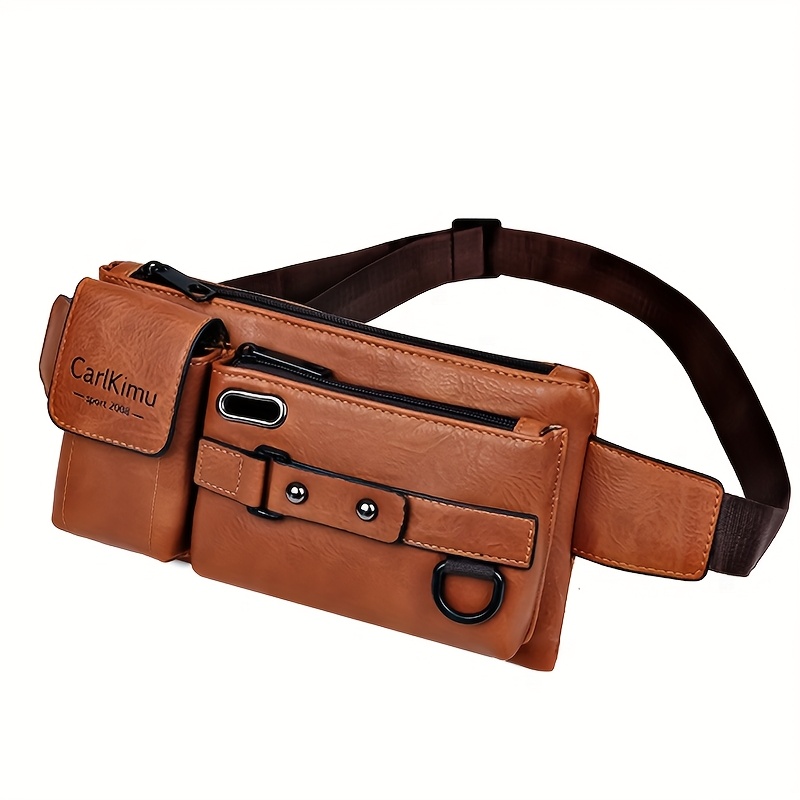 TEMU New Textured Crossbody Bag For Chest Bag, Casual Waist Bag, Shoulder Bag [zipper Random]