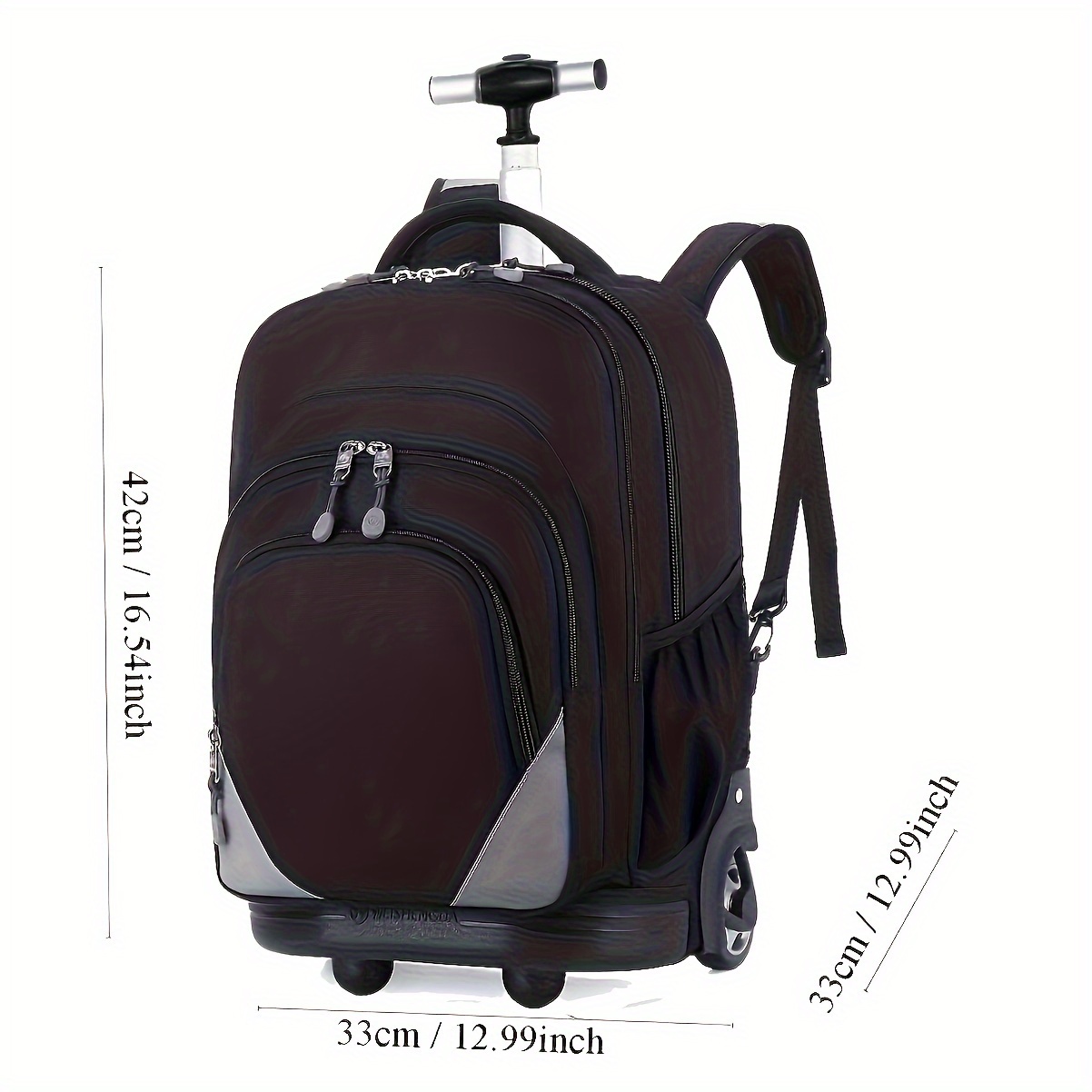 travel backpack wheels large capacity luggage bag multi Temu