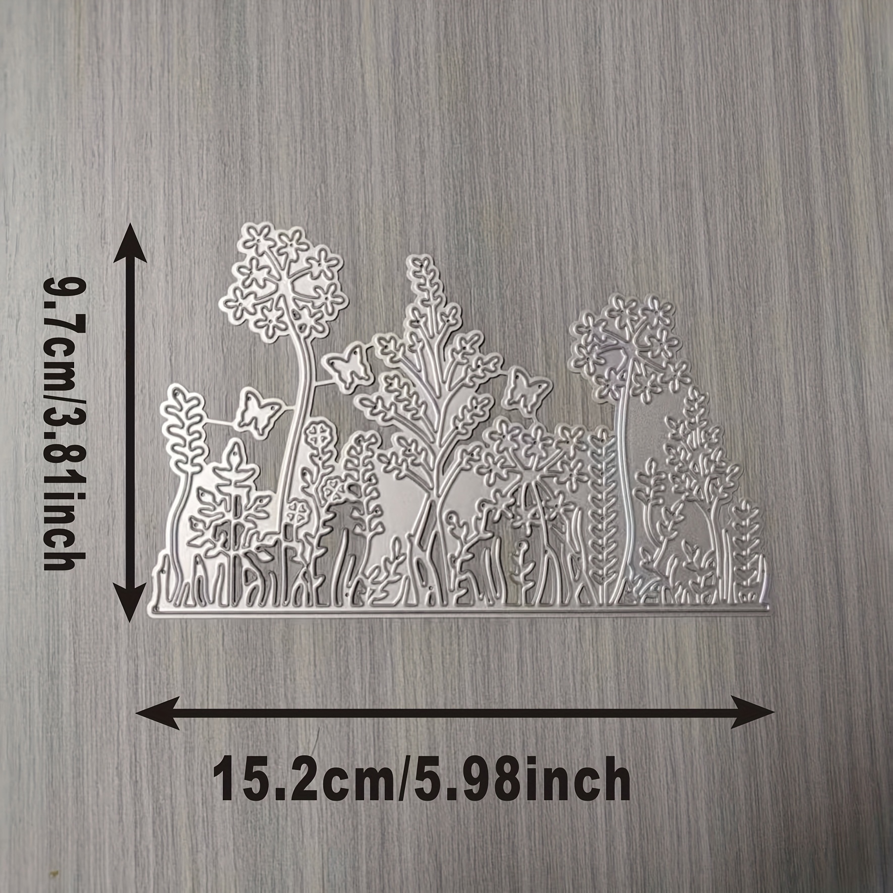 Image of Christmas Floral Metal Cutting Dies For Scrapbooking Greeting Card Making Paper Craft Molds
