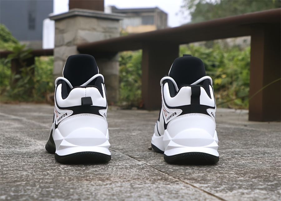 zapatillas de deporte de hombre cintura - zapatillas de correr con de goma antideslizante, zapatillas blancas y con para gimnasio, senderismo, uso - zapatillas de gimnasio con cordones para para hombres, zapatillas cintura, calzado de senderismo, dise&Atilde;&plusmn;o deportivo elegante, forro de tela transpirable, deportivo, construcci&Atilde;&sup3;n , calzado , Detalles del producto 5