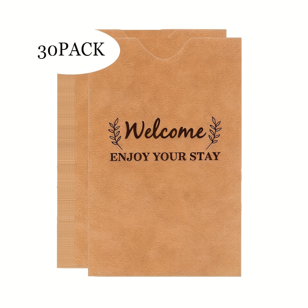 TEMU 2d 30pcs Of Paper Hotel Holders, Holders For Hotels, Resorts, Wedding Accommodations, , Motels, And Inns