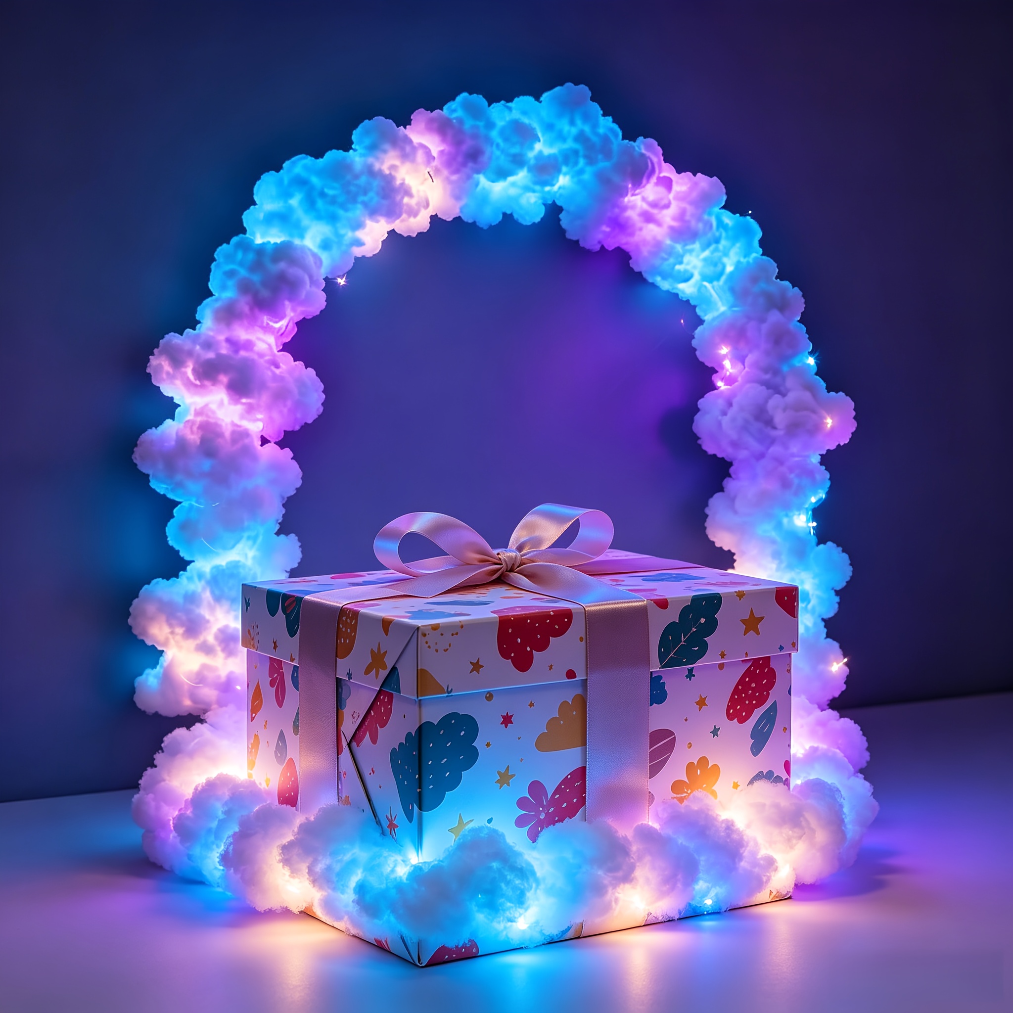RGB Color-Changing Cloud Lamp DIY Assembly Kit