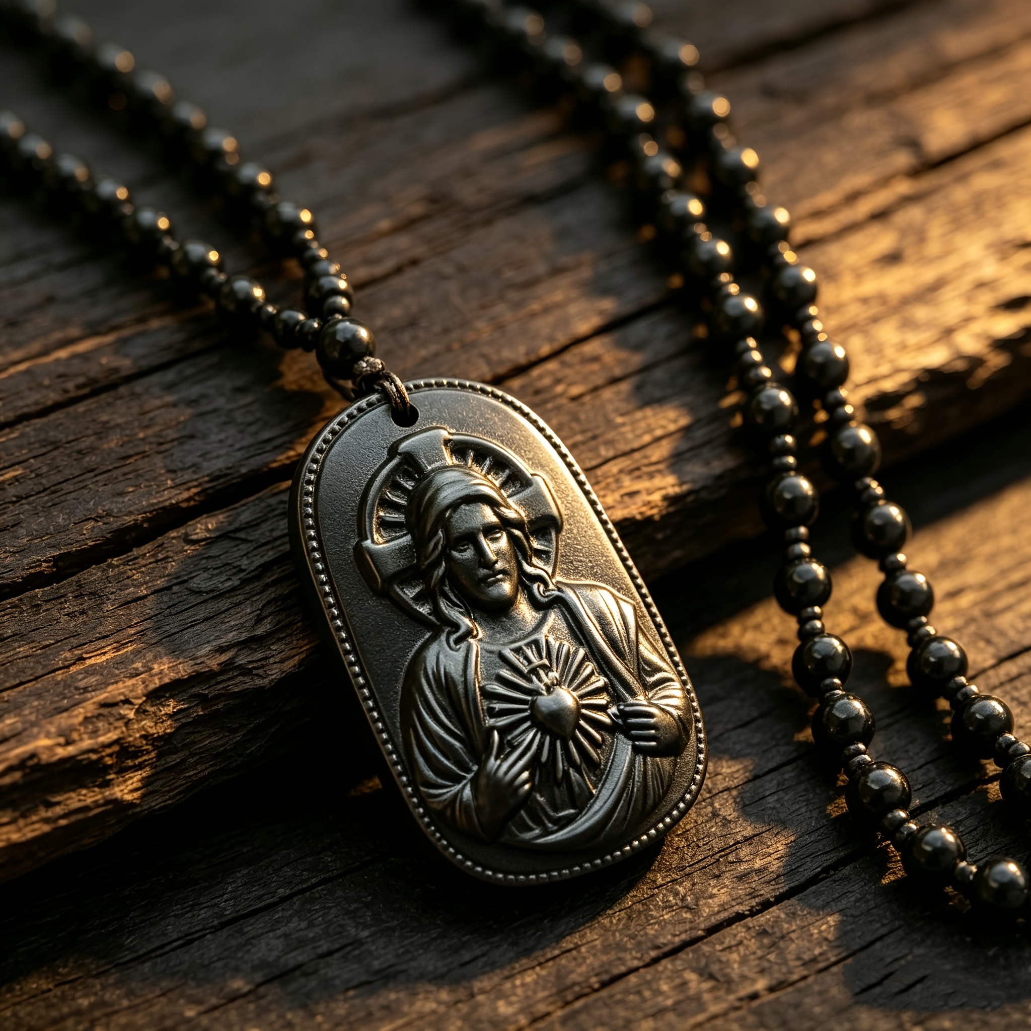 Men's Vintage Classic Jesus Pendant Necklace