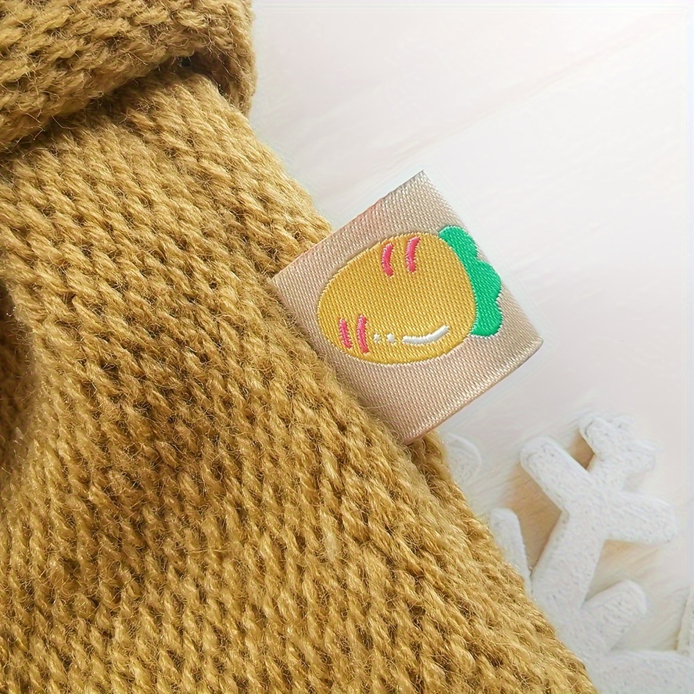 20pcs/Bag Handmade Tags Woven Printed Labels Clothes Garment Label DIY Tags For Cloth Bag Hat Craft Sewing Accessories