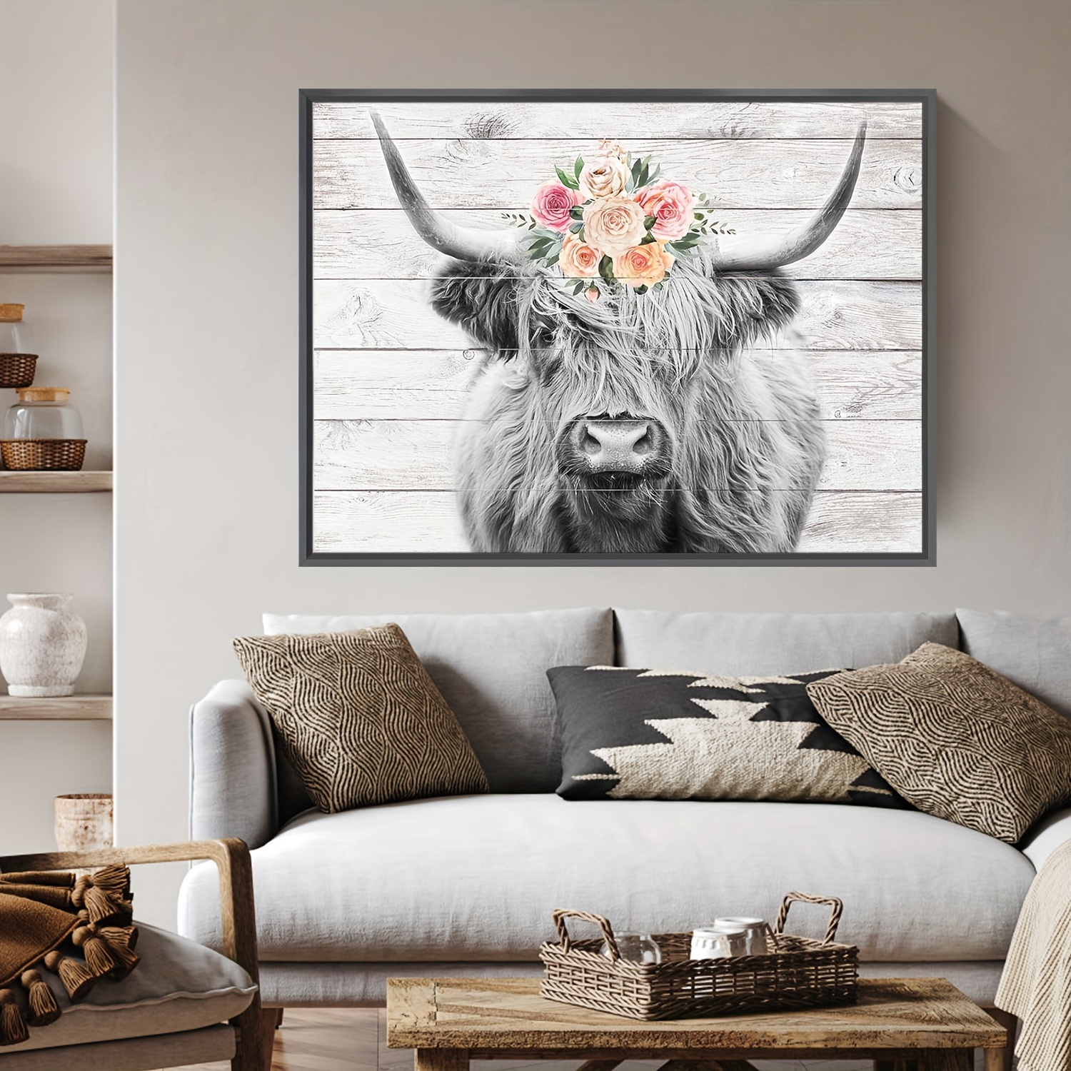 

Cow Decor Bathroom Decor Painting
