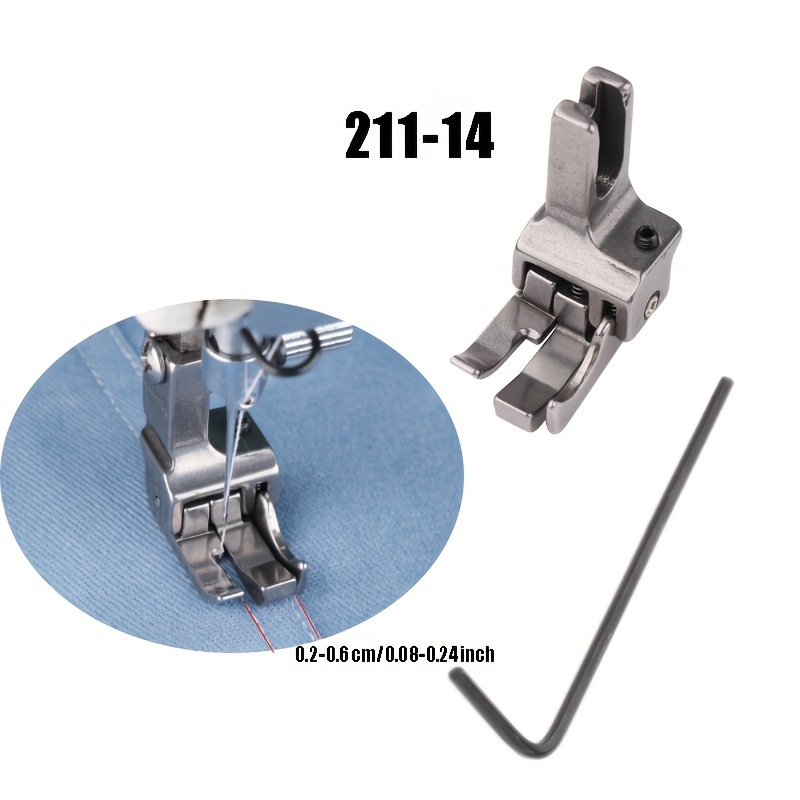 

1pc Industrial Double Presser Foot, Steel High/low Shank For Sewing Machine, Professional Sewing Accessory For , Sewing Machine Accessories