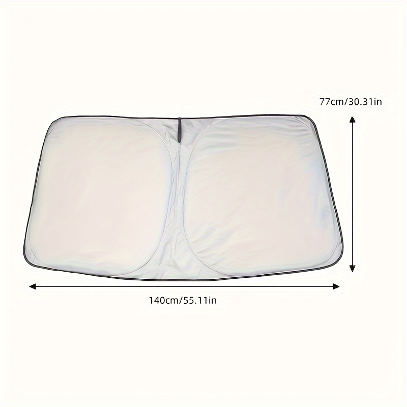 TEMU Upgrade Thickened Sunscreen Curtain Universal Car Car Film