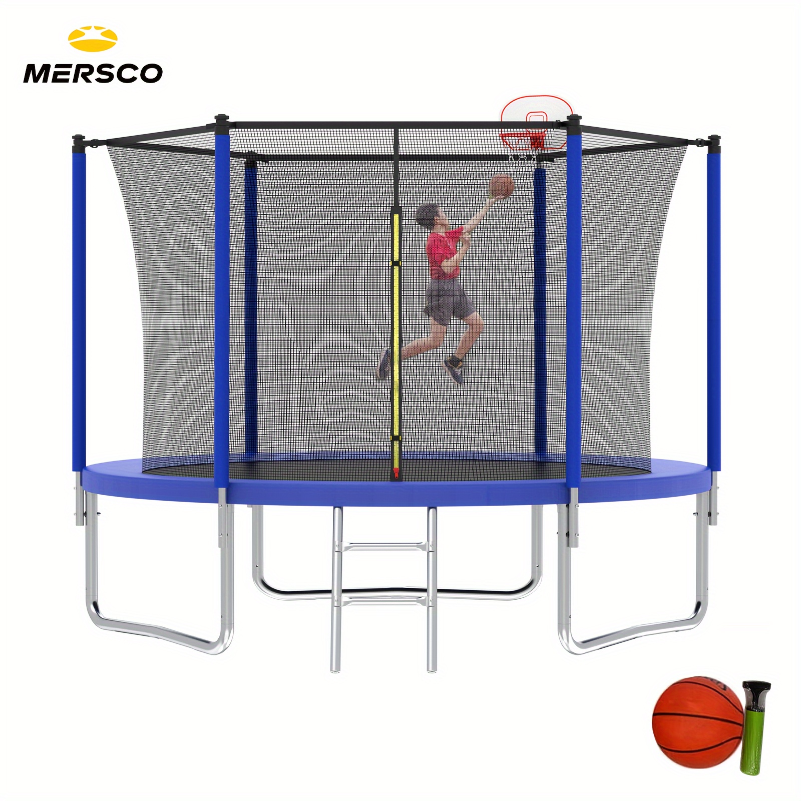 

Mersco 10ft Trampoline Blue