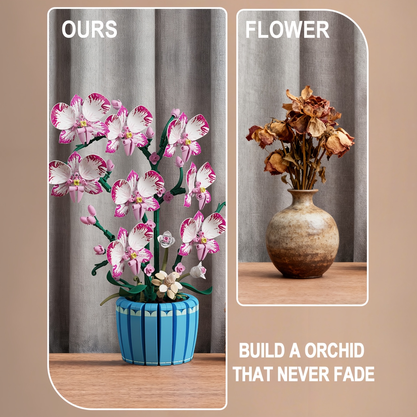 Orchid Model Building Blocks Toy Set
