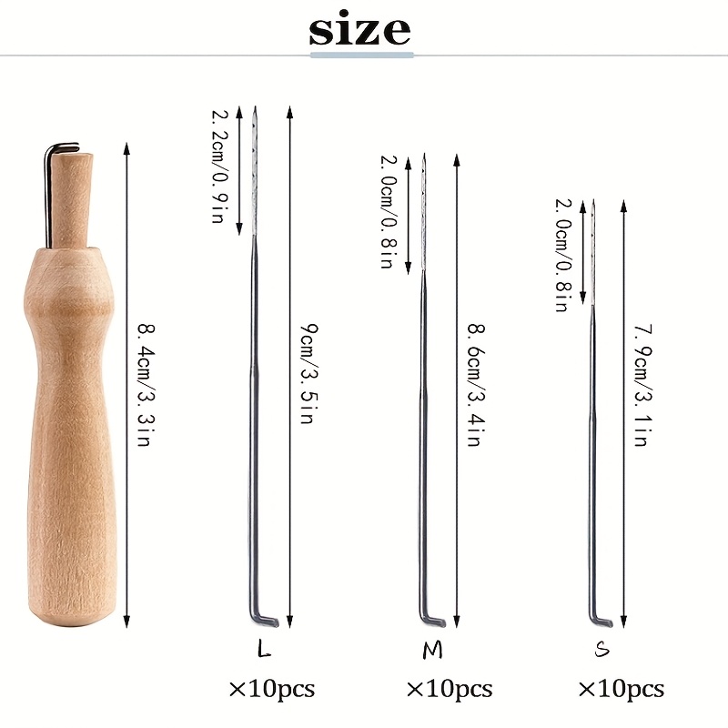 Wool Felting Needles Kit with Durable Handle
