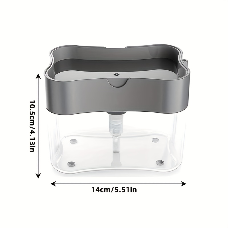 Dispensador automático de detergente para lavavajillas, incluye detergente y paño de limpieza - herramienta compacta para limpieza de cocina, diseño fácil de limpiar, limpieza eficiente, ideal para cocineros en casa, plástico duradero, no requiere artículos adicionales