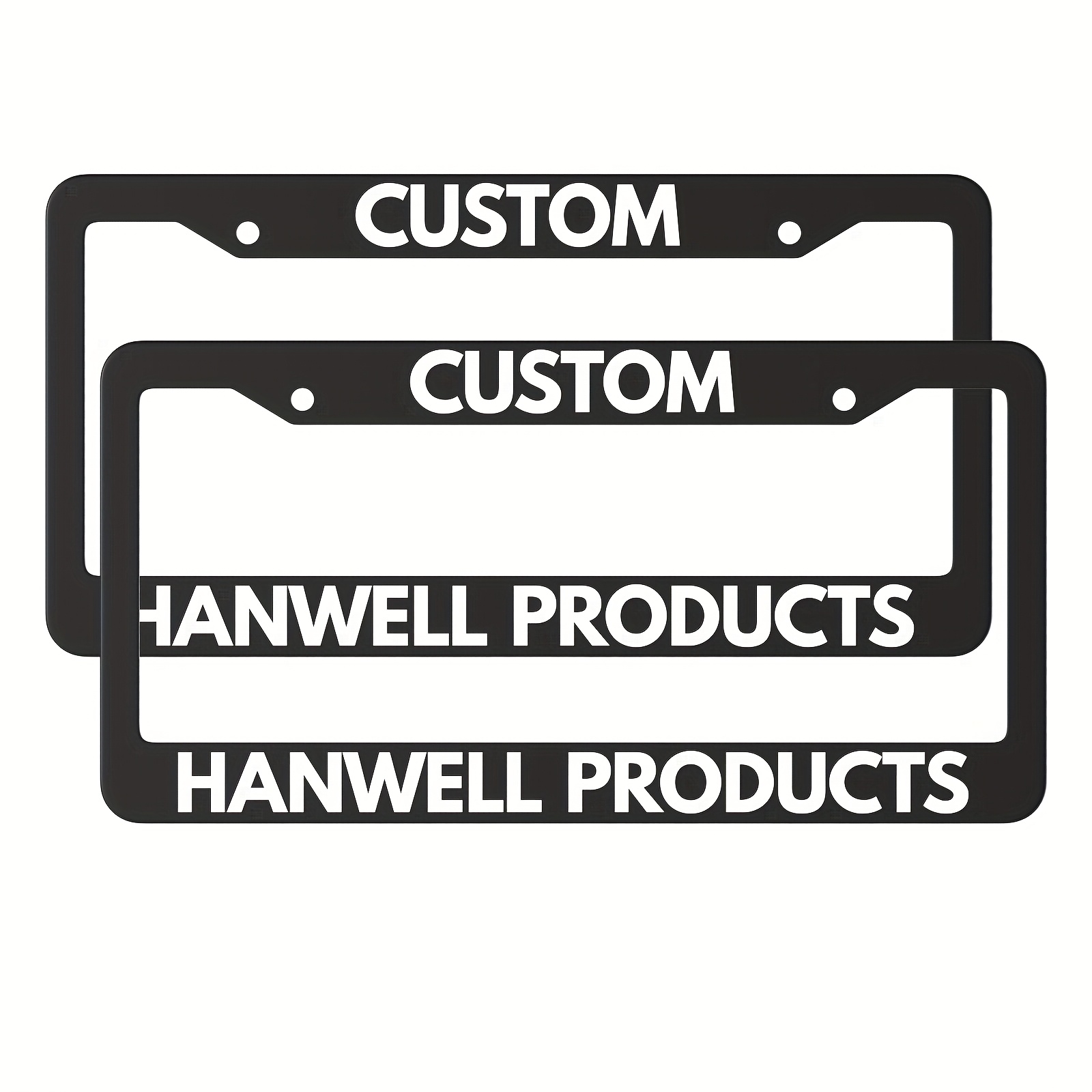 TEMU Custom License Plate Frame, Make Your License Plate Unique!offering Strength And Durability To All Weather While Protecting Your License Plate.