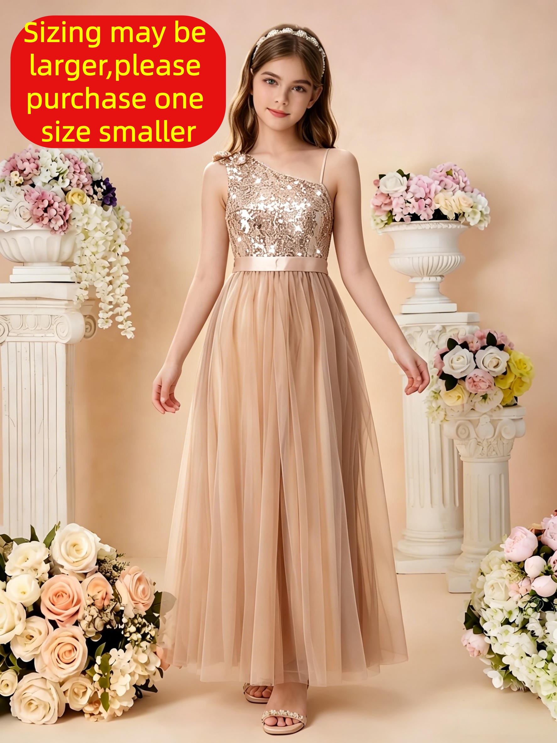 rose gold dresses for 12 year olds girls years old sold on Temu Republic of Korea Week 0226