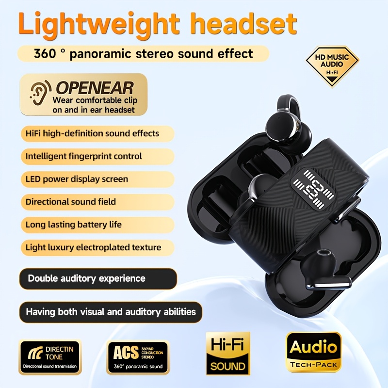 neue  -2026 neues design echte kabellose in-ear- clip-on-tws-paar-mode-dual-headset-tws-earpods-mini-paar-ohrhörer musik-ohrstöpsel gaming-tws-hifi- -stereo-hd-anruf-kopfhörer für   für iphone handy sport-ohrstücke smart-kopfhörer als geschenk