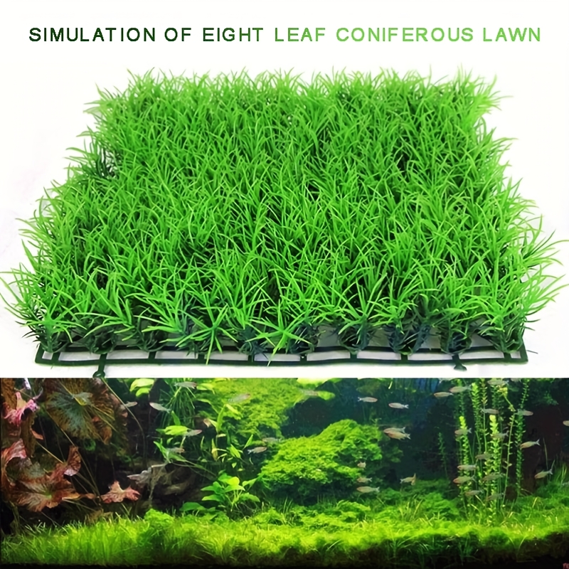 1pc Artificial Water Aquatic Green Grass Fish Tank Plant Lawn Aquarium Landscape