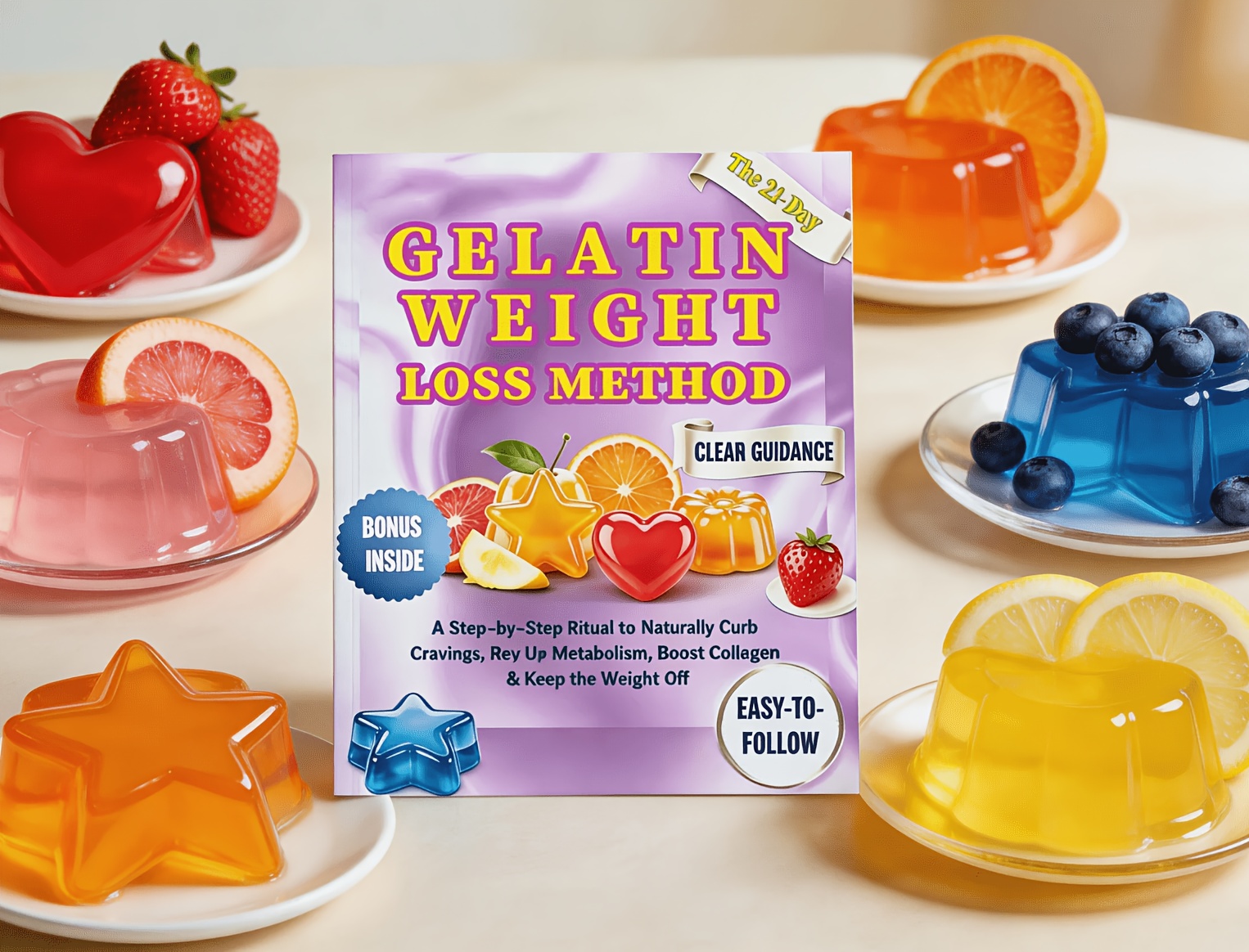 The 21-Day Gelatin Trick: A Book About Stopping Cravings, Balancing Appetite, and Losing Belly Fat Naturally