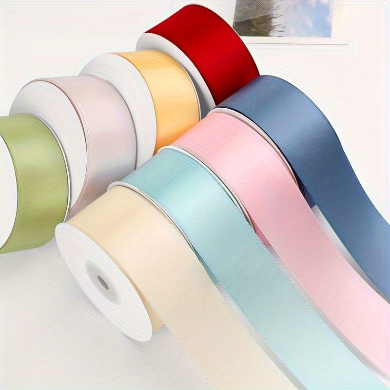 50 Mini Nœuds En Ruban Satiné Rouge Et Blanc - 1,65 X 1,54 Pouces - Pour Artisanat, Cheveux, Mariage, Cadeaux, DIY - 3