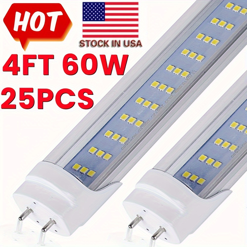 8FT T8 FA8 Single Pin LED Tube Light Bulbs – 45W 5400lm 5000K/6000K, 4-Pack?