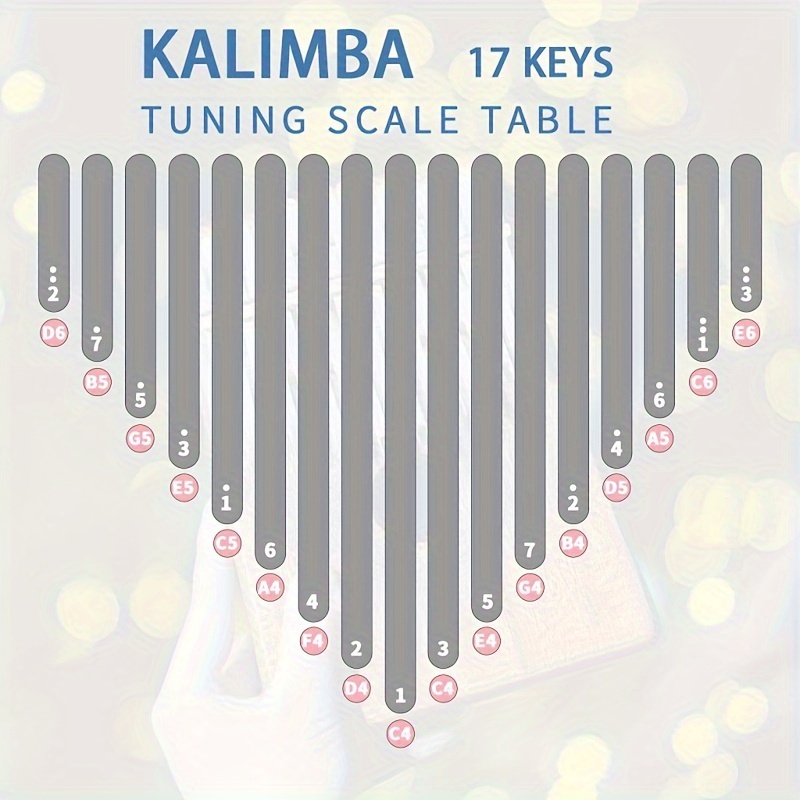 17 keys kalimba thumb piano high quality wood mbira body portable musical instruments with learning book tuning hammer accessory wood acoustic musical gifts