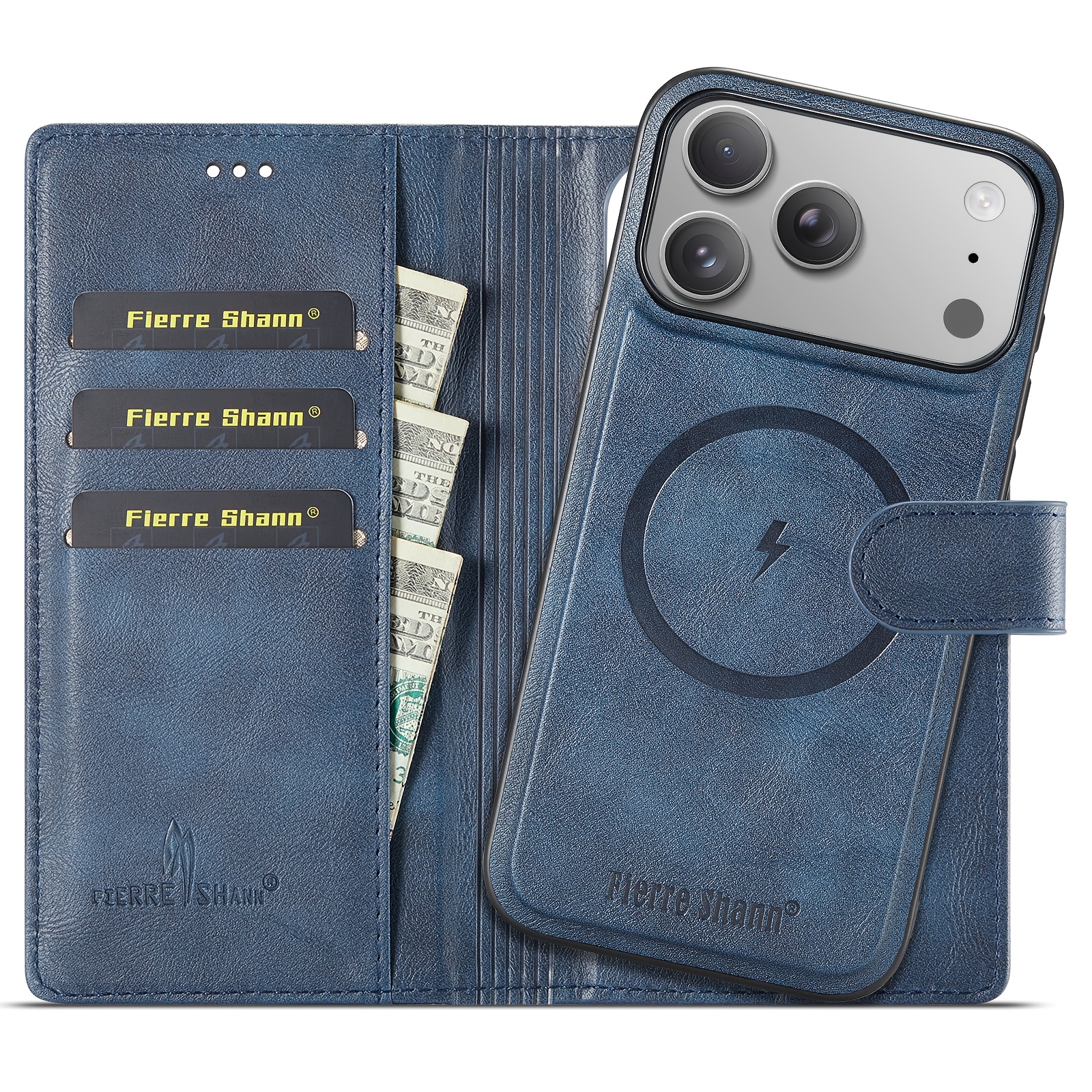 TEMU Phone Case: Card Slot 2-in-1 Wallet Card Holder Case With Stand, Cute Synthetic Leather Phone Case, Suitable For Iphone 18 Pro Max, 18 Pro, 17