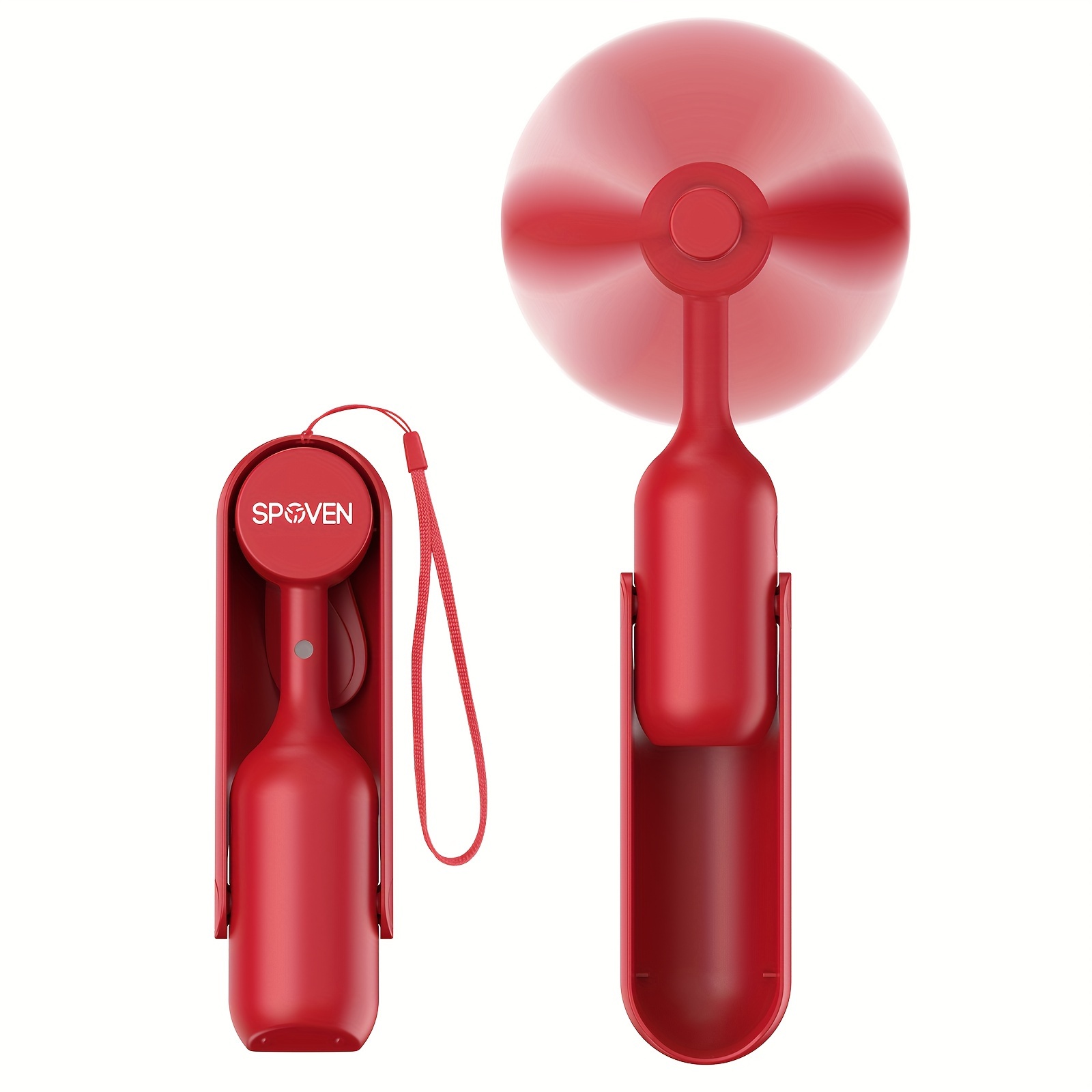 

Spoven Portable Handheld Fan, Mini Foldable Hand Fan With Usb Rechargeable Battery, Small Personal Pocket Fan For Summer Girls Women Men Outdoor Travel