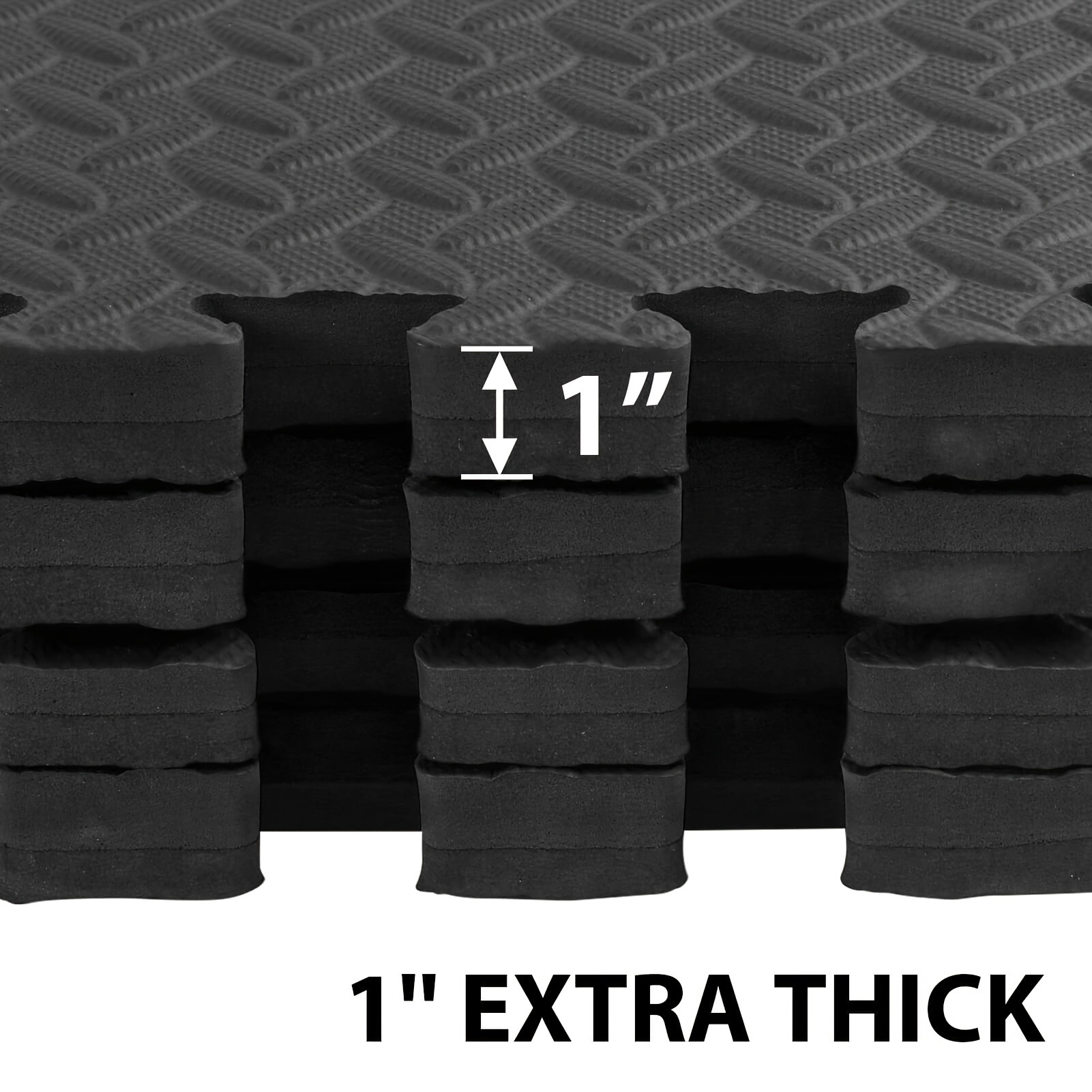 

1 48 Sq Ft Eva Foam Gym , 12pcs For Gym, Flooring