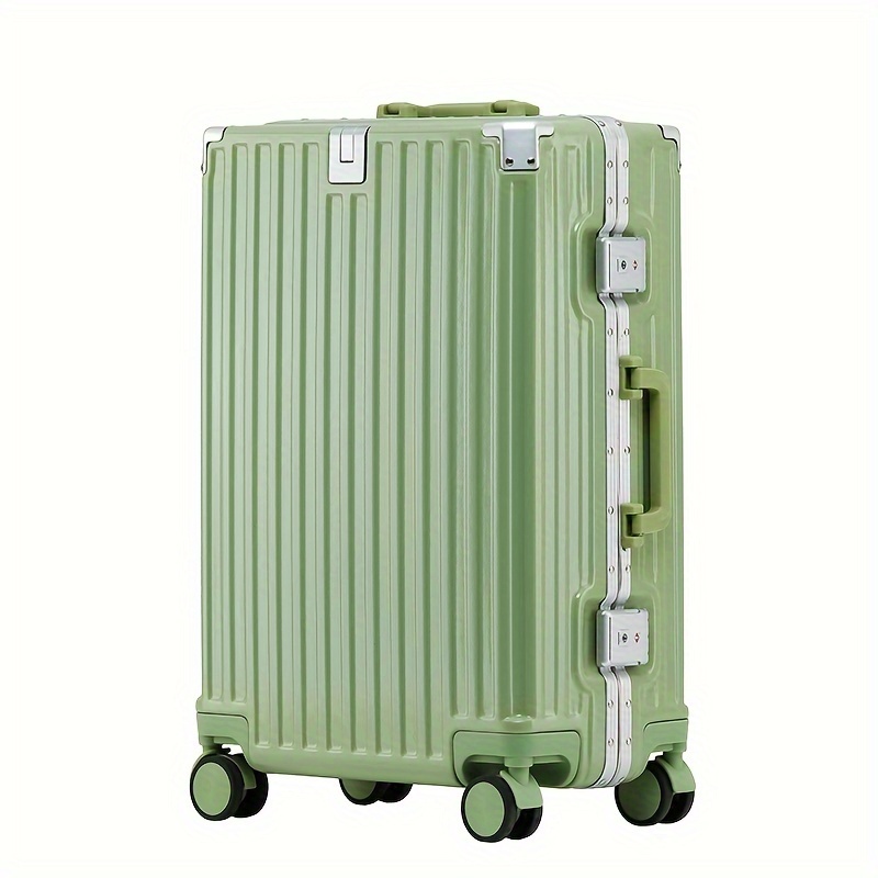 hard shell striped luggage suitcase trendy carry on lightweight trolley case universal universal wheel travel case