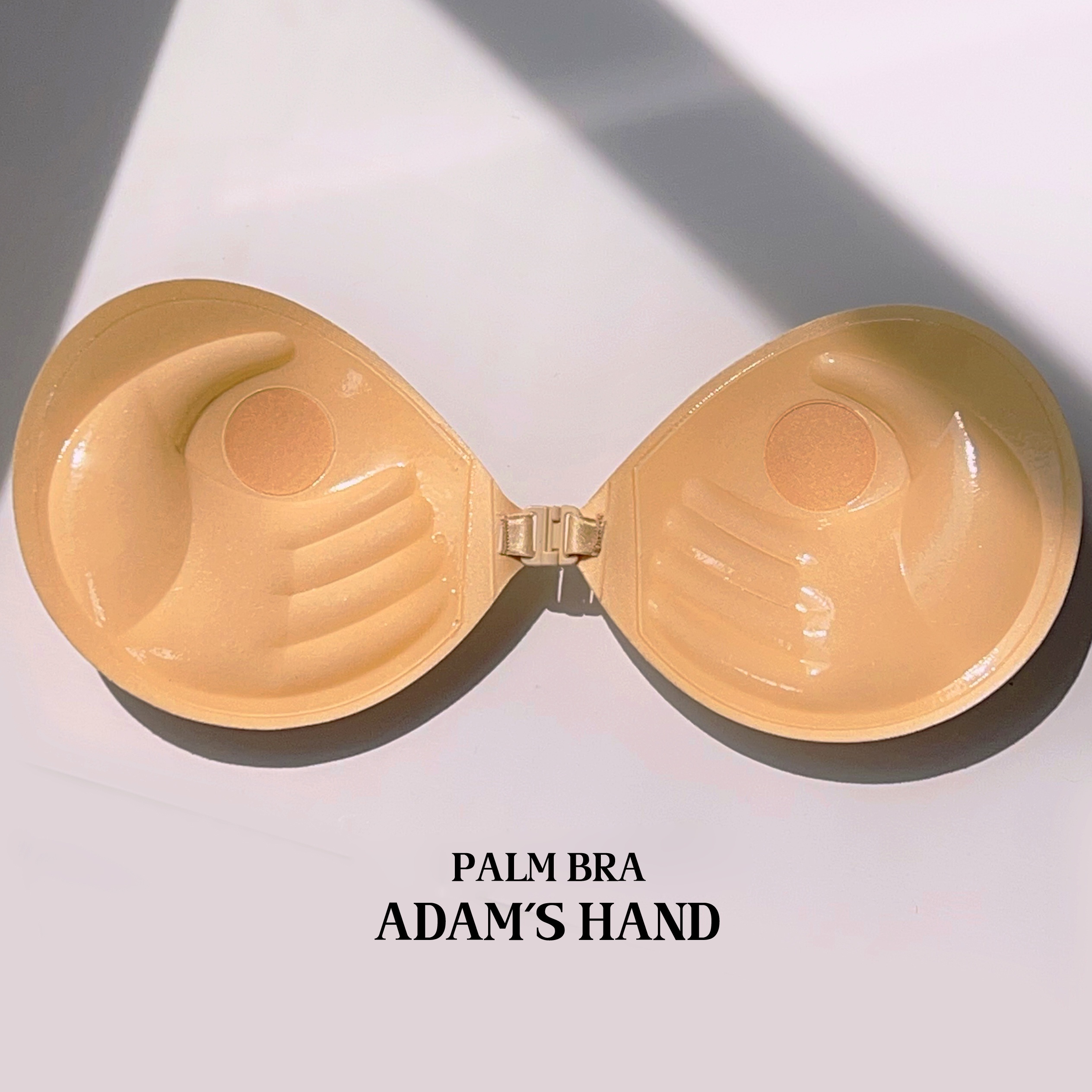 

Palm-shaped Adhesive Bra Pads, Thickened Cup Stick-on Bra, Invisible Strapless Push-up Nipple Covers, Anti-slip Breast Lift Pasties, Enhances Cleavage, Seamless Underwear For Small Busts